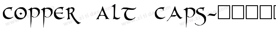 Copper Alt Caps字体转换